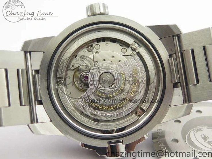 MIROTIME 0329 EasyMatch Aquatimer Automatic IW329004 V6F 1:1 Best Edition Blue Dial On SS Bracelet MIYOTA 7224